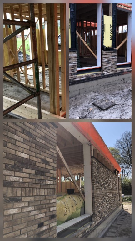 Huis in aanbouw door Timmer- en Metselwerken Faber